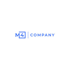 simple modern design logo with the symbol M and the reliability box