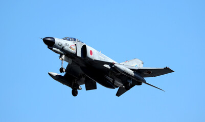 ジェット戦闘機　F-4ファントムⅡ　ジェット機
戦闘機　F-4  ファントム　ファントムⅡ　航空自衛隊機