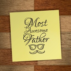 Father's Day greeting design