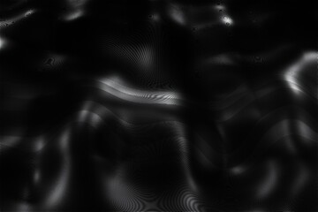 Abstract Futuristic Digital wave of particle Technology dark blurred background animation 3d rendering