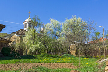 Naklejka premium Houses at historical village of Staro Stefanovo, Bulgaria