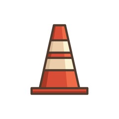 Traffic cone icon
