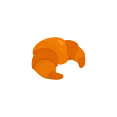 Croissant icon. Isolated on white icon. Vector