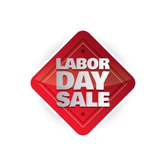 Labor day sale label