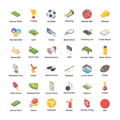 
Set of Sports Icons Pack 
