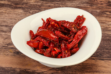 Dried tomato with olive oil