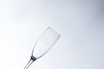 water falling into a clear glass