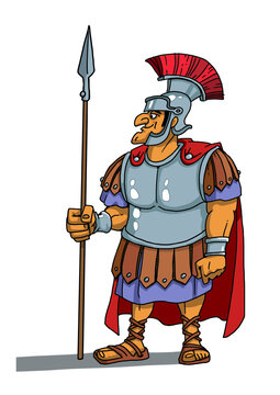 Roman warrior centurion