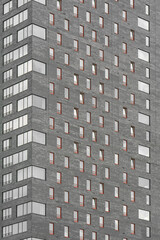 Modern apartment buildings in new neighborhood. Abstract architecture. Texture.