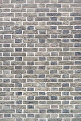 Gray brick wall background. Old gray brick wall texture background.