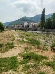 Center of town of Asenovgrad, Bulgaria