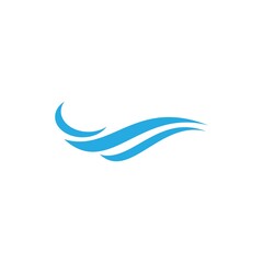 Natural Water wave Logo