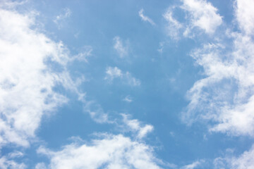 Blue sky and cloud background