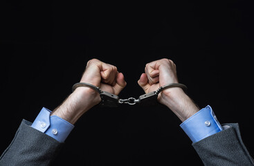 man with handcuffs