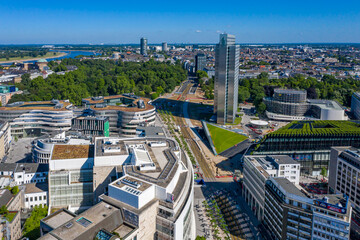 Düsseldorf aus der Luft