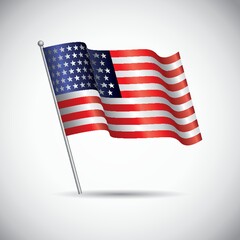 Obraz premium Usa flag