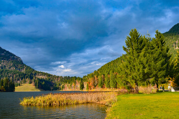 Herbststimmung im Spitzingsee, Bayern