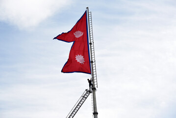 flag of Nepal, katmandu