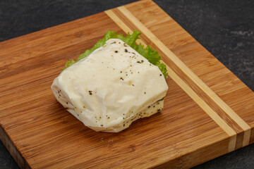 Halloumi cheese with mint for grill