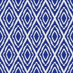 illustration design eye square woven fabric tribal seamless pattern vector blue Porcelain color tone