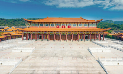 Fototapeta premium Ling Shan scenic spot, Wuxi City, Jiangsu Province, China