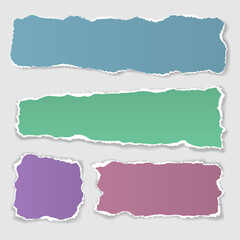 Ripped strips notebook