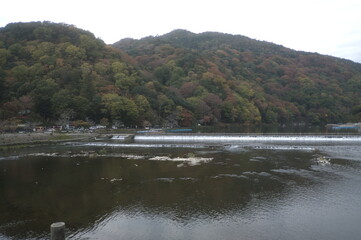 嵐山　川