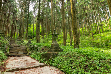 Obraz premium 上色見熊野座神社 熊本県高森町 Kamishikimikumanoimasu Shrine Kumamoto Takamori town