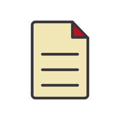 Obraz premium Paper icon vector design templates