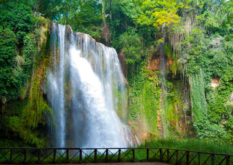 waterfall in monasterio de piedra nuevalos