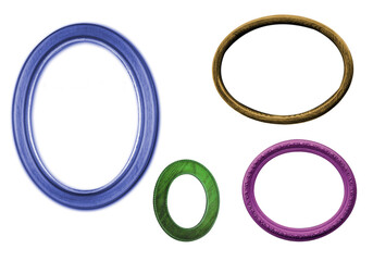 antique isolated picture frame