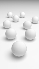 White abstract background. Lowpoly backdrop. Crumpled paper. 3D illustration