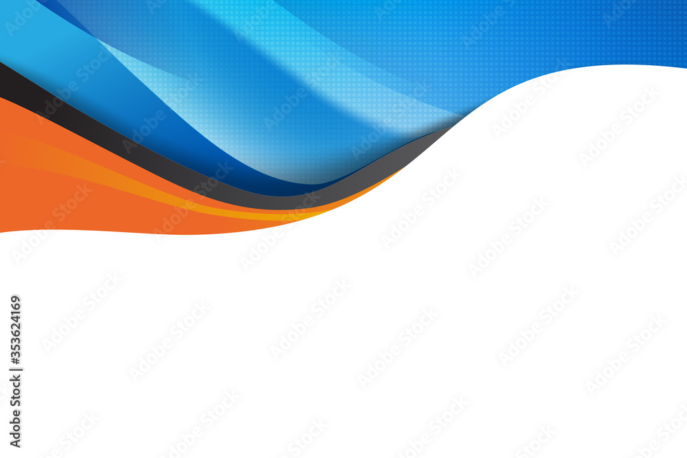 Canvas Prints abstract background curve and blend 005
