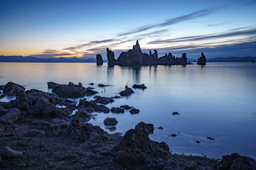 south tufa at the mono lake in california, usa