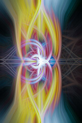 Obraz premium abstract colorful background with rays