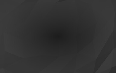Obraz premium Black abstract background. Lowpoly backdrop. Gloomy crumpled paper. 3D illustration