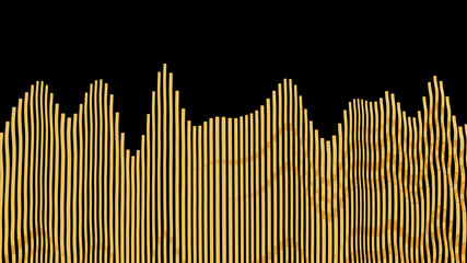 Abstract gold linear geometric background. Art deco style. Gold pattern.