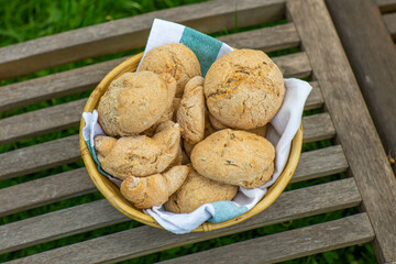 Rustikale Brötchen Bio Mehrkorn