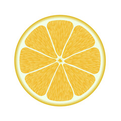 Fototapeta na wymiar Fresh lemon isolated