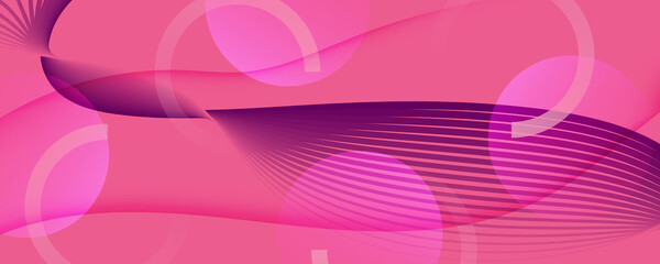 Color Flow Wave. Pink Dynamic Background. 