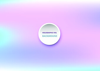 Abstract bright wavy holographic background for trendy design