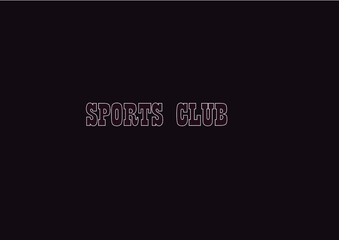 Font of Sports Club by Commercial Use