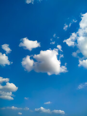 Obraz na płótnie Canvas Sky with clouds weather nature cloud blue.