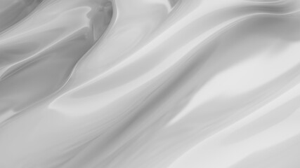 Fototapeta na wymiar White smooth glossy abstract elegant liquid background. White lava, cream, latex, lacquer, varnish wave.