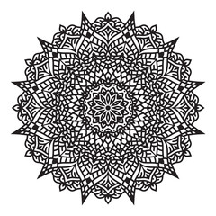 Creative Flower with Mandala Style