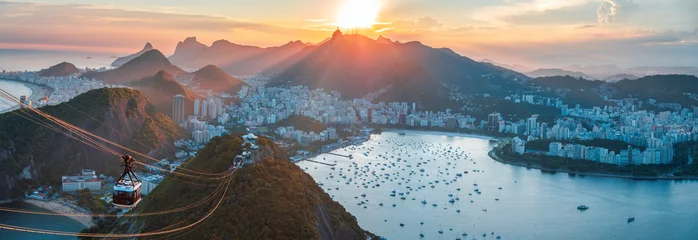 Crédence de cuisine en verre imprimé Rio de Janeiro Rio de Janeiro, Brésil