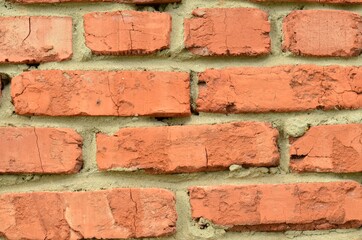 red brick wall
