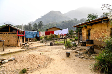 Togolese village on the border with Ghana.