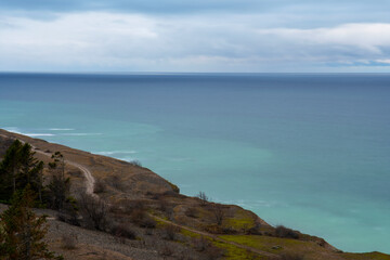 Winter storm clouds over the Baltic Sea