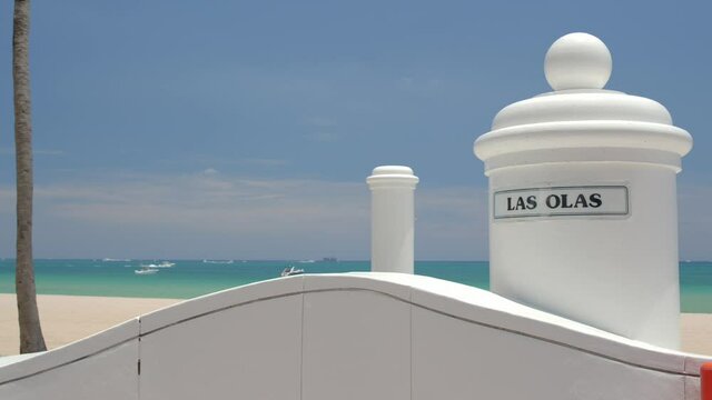 Las Olas Fort Lauderdale 6k footage